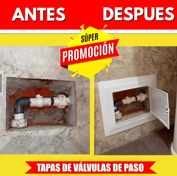 TAPAS DE VÁLVULA DE PASO™ | Envío Gratis