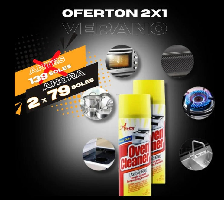 OVEN CLEANER| POTENTE QUITAGRASA